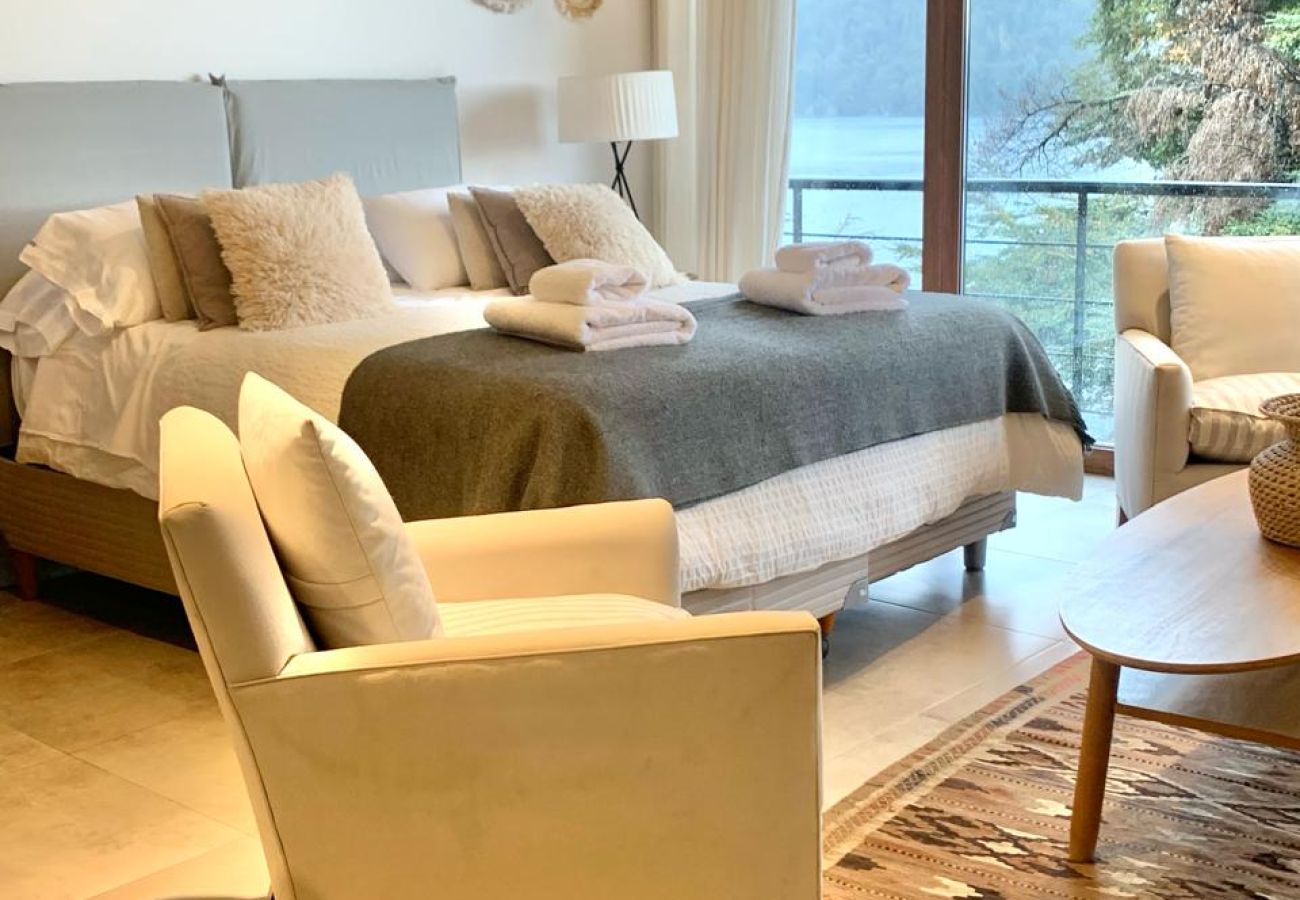 Estudio en San Carlos de Bariloche - Arrayán PBB Monoambiente con vista panorámica al lago